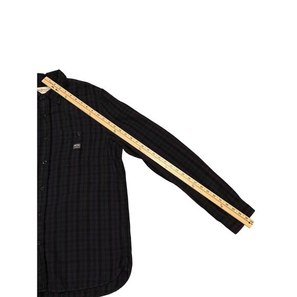 Denim & Supply Ralph Lauren Shirt Mens Large Purple Blackwatch Plaid Button Up - Picture 9 of 9